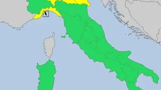 Ostrzeżenia meteorologiczne we Włoszech (meteoalarm