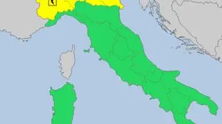 Ostrzeżenia meteorologiczne we Włoszech (meteoalarm.eu)