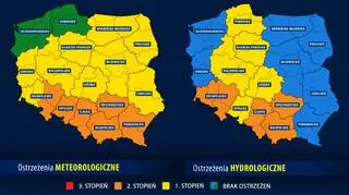 Ostrzeżenia pogodowe IMGW