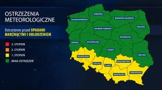 Ostrzeżenia pogodowe IMGW