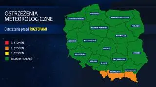 Ostrzeżenia pogodowe IMGW