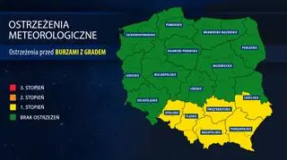 Ostrzeżenia przed burzami