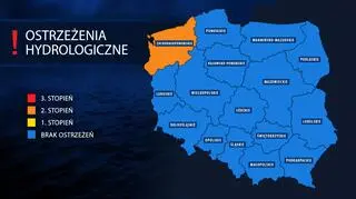 Ostrzeżenie hydrologiczne drugiego stopnia w zachodniopomorskim