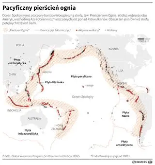 Pacyficzny Pierścień Ognia (Maciej Zieliński/PAP/Reuters)