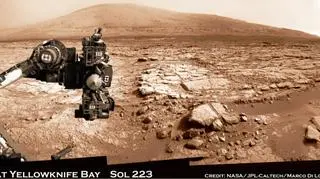 Panorama 1: Curiosity pręży muskuły
