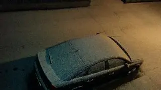 Pierwszy śnieg w szkockim mieście Inverurie