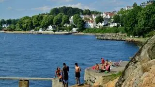 Pierwszy upalny lipcowy weekend nad Oslofjord