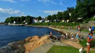 Pierwszy upalny lipcowy weekend nad Oslofjord