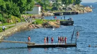 Pierwszy upalny lipcowy weekend nad Oslofjord
