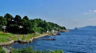 Pierwszy upalny lipcowy weekend nad Oslofjord