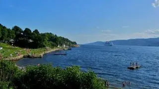 Pierwszy upalny lipcowy weekend nad Oslofjord