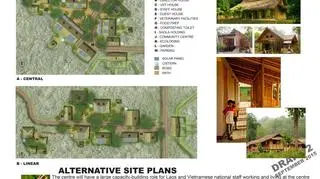Plan stacji hodowlanej w parku narodowym w Wietnamie (zoo Wrocław)