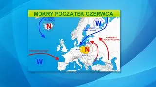 Początek czerwca będzie mokry