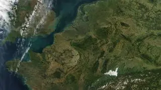 Początek października w Europie Zachodniej (NASA GSFC)
