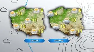 Pogoda na piątek i sobotę