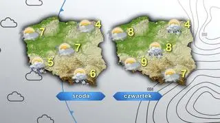 Pogoda na środę i czwartek