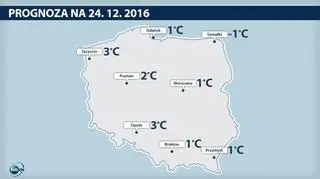Pogoda w Wigilię