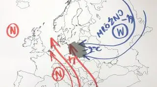 Pogodę w Europie kształtują trzy układy baryczne