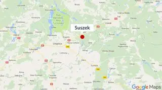 Położenie Suszka