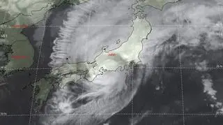 Położenie tajfunu Trami (JTWC)