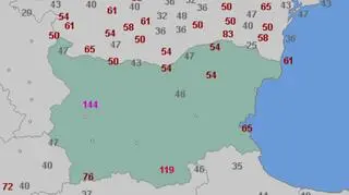 Porywy wiatru w Bułgarii w piątek (wetteronline