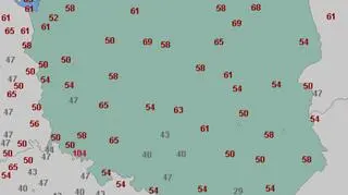 Porywy wiatru w czwartek 6 maja (wetteronline.de)