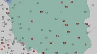 Porywy wiatru w niedzielę 13 czerwca (wetteronline