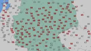 Porywy wiatru w Niemczech w czwartek 29.04 (wetteronline.de)