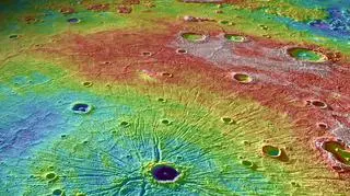 Powierzchnia Merkurego - misja Messenger (NASA/Mark Garcia)