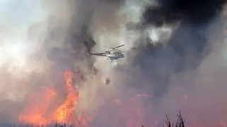Pożar w Hiszpanii (PAP/EPA)
