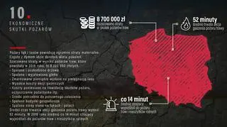 Pożary przynoszą ogromne straty ekonomiczne
