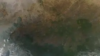 Pożary w Afryce (NASA)