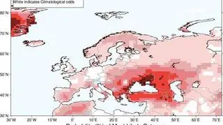 Prawdopodobieństwo odchylenia temperatury od normy (IRI)