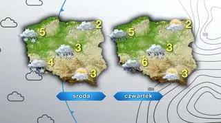 Prognoza na środę i czwartek