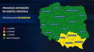 Prognoza ostrzeżeń IMGW na sobotę i niedzielę