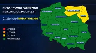 Prognoza ostrzeżeń na środę i czwartek