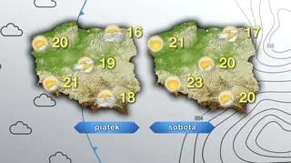 Prognoza pogoda na piątek i sobotę 