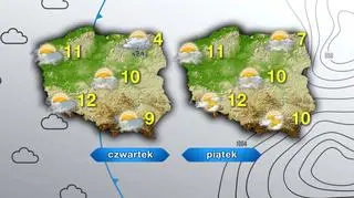 Prognoza pogody na czwartek i piątek