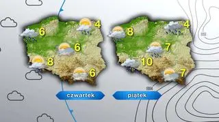 Prognoza pogody na czwartek i piątek