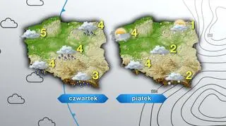 Prognoza pogody na czwartek i piątek