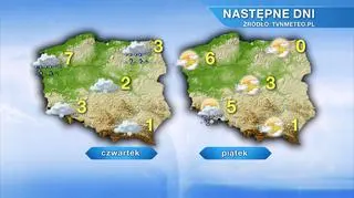 Prognoza pogody na czwartek i piątek