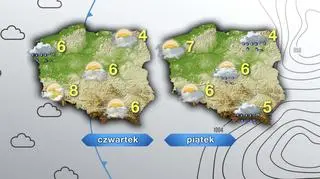 Prognoza pogody na czwartek i piątek