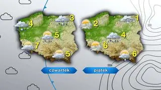 Prognoza pogody na czwartek i piątek