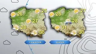 Prognoza pogody na czwartek i piątek