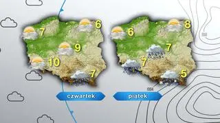 Prognoza pogody na czwartek i piątek