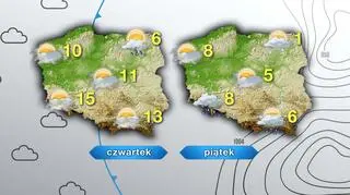 Prognoza pogody na czwartek i piątek