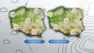 Prognoza pogody na niedzielę i poniedziałek