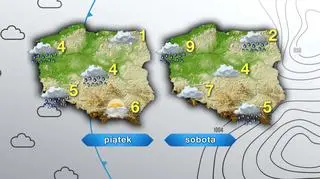 Prognoza pogody na piątek i sobotę