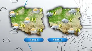 Prognoza pogody na piątek i sobotę