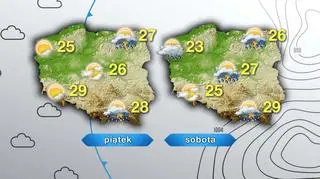 Prognoza pogody na piątek i sobotę